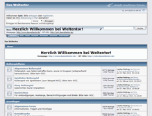 Tablet Screenshot of forum.dasweltentor.de